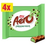 Nestle Aero Delightful Peppermint Chocolate Bar 4 Pack 